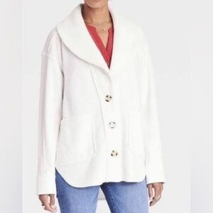 Knox Rose Women’s Fleece Shawl Collar Jacket